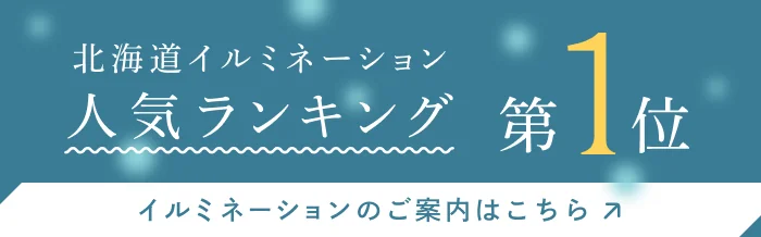 北海道イルミネーション人気ランキング第1位 イルミネーションのご案内はこちら